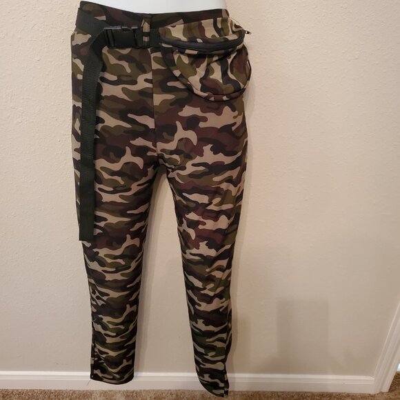 Women's Camouflage Printed Pants Casual Stretchy Size S/M. - Picture 8 of 15